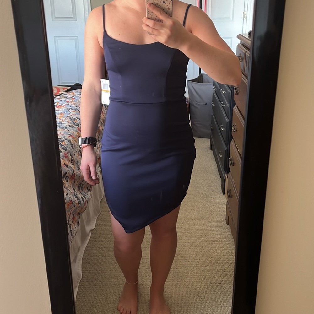 Navy Blue mini dress